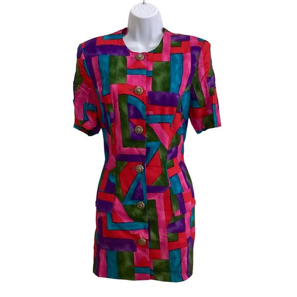 Vintage Jeffery & Dara Mini Dress - Picture 1 of 6